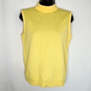 Vintage High Neck Tank Top / No size Tag / Made in Canada
